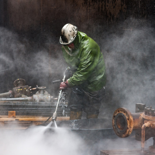 Hydrodemolition of M50 Bridge Deck